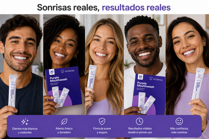 Sobres Blanqueadores de Enjuague Bucal